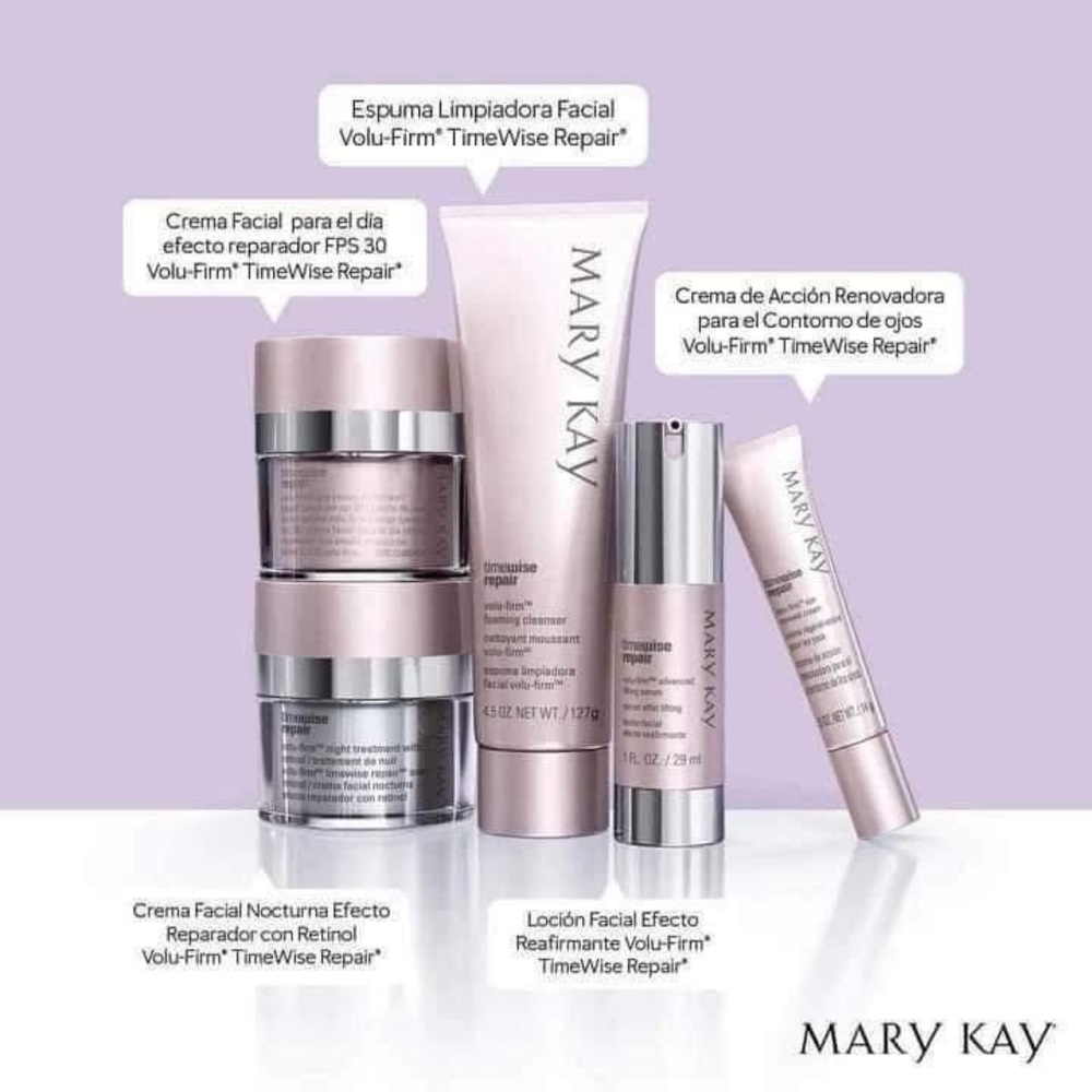 Mary Kay Skincare Set - Pink and Silver